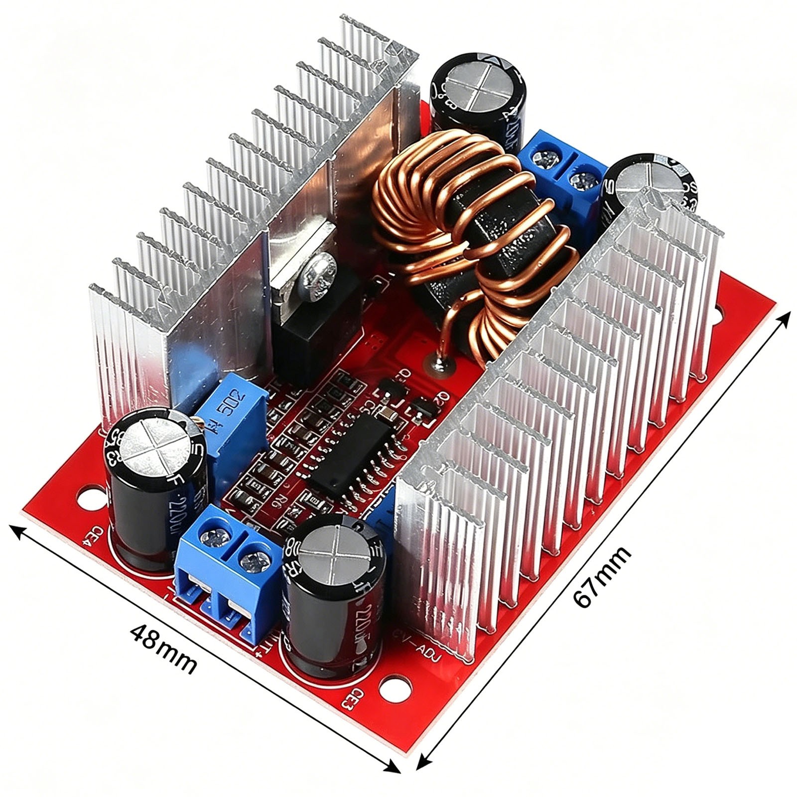 2Pack 400W DC-DC Step Up Boost Buck Voltage Converter Power Supply Module 15A
