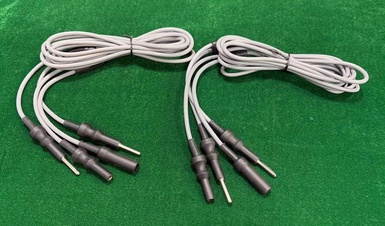2pc Laparoscopic TURP Single Stem Bipolar Cable 4mmx300cm Reusable Instruments