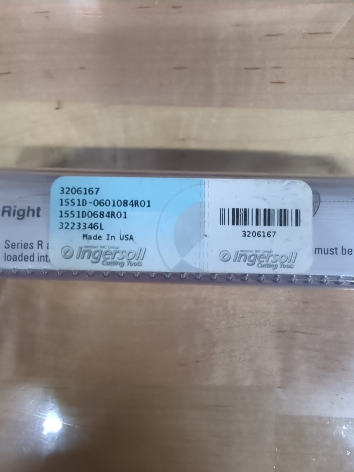 INGERSOLL 15S1D0684R01 Indexable Insert Endmill Holder .750″ 3206167 End Mill
