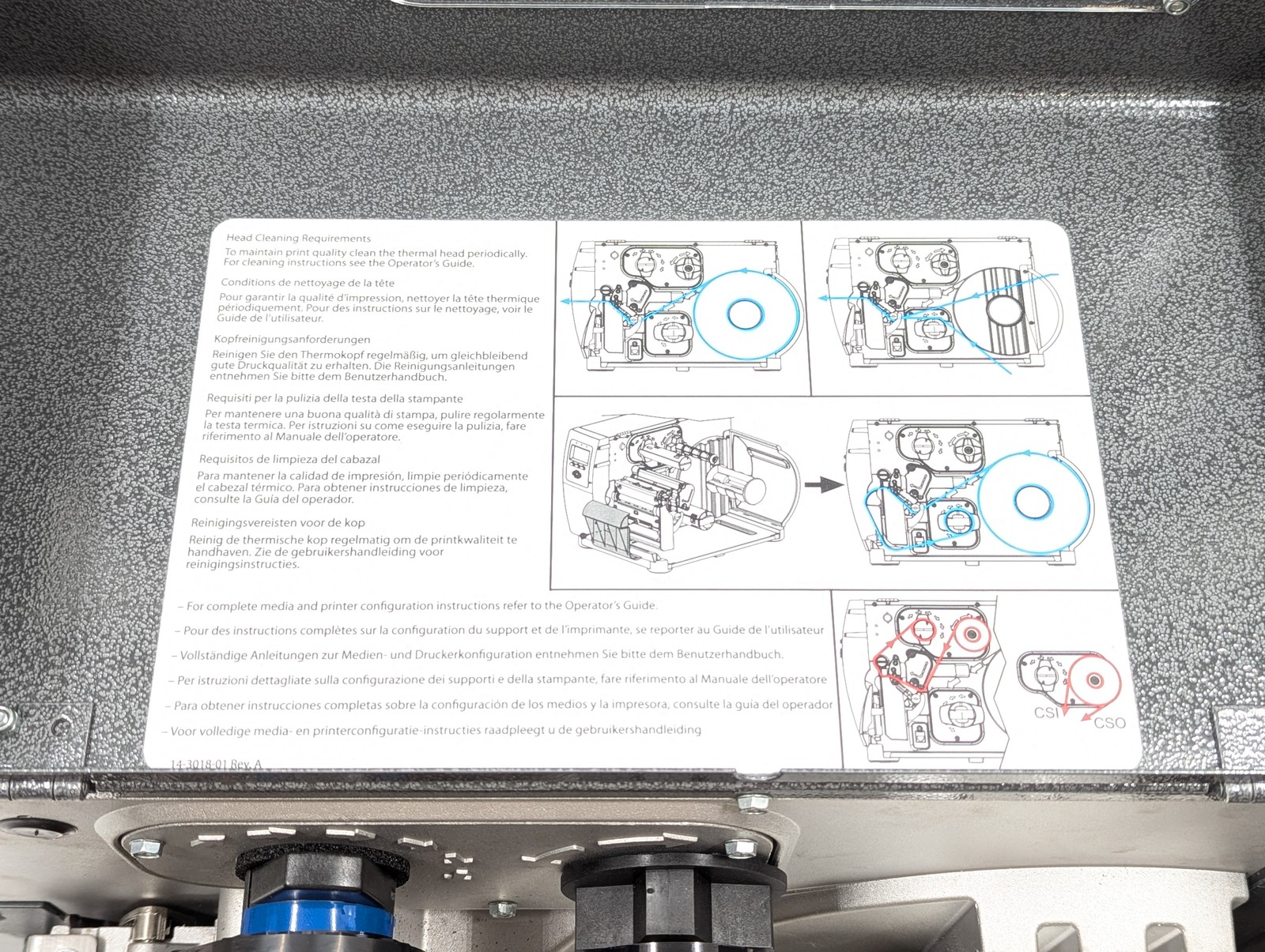 Datamax-O’Neil I-Class Mark II Direct Thermal Label Printer (I-4310e) Gray