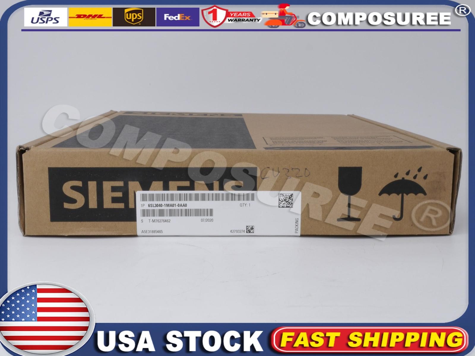New Siemens SINAMICS CONTROL CU320-2PN 6SL3040-1MA01-0AA0 6SL30401MA010AA0
