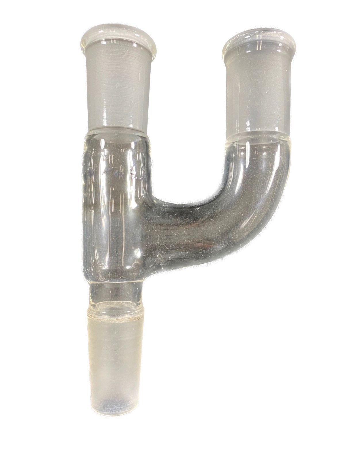 KIMBLE KONTES Glass 92mm 24/40 Joint Claisen Distillation Adapter 161500-2440