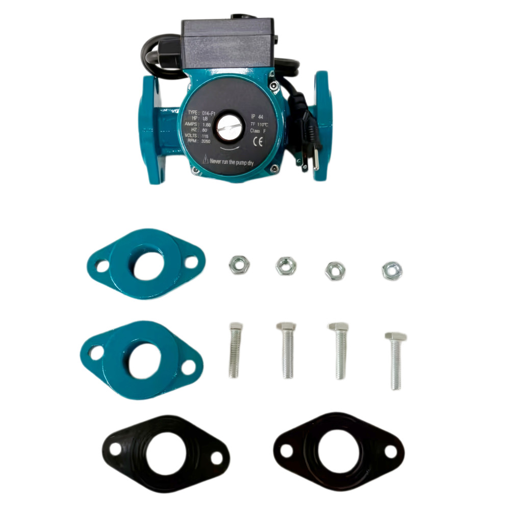 New For Taco 0014-F1 Cast Iron Circulator Pump 1/8HP 115V 3250RPM 125PSI 0-32GPM