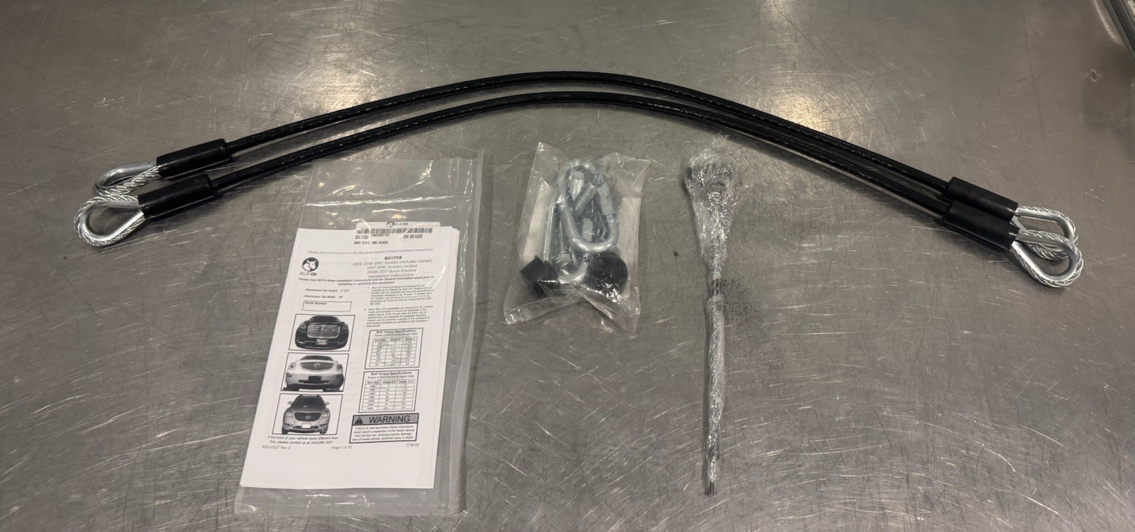 Blue Ox 226-0049 Cables W/ More For BX1708 NEW! FREE SHIPPING!