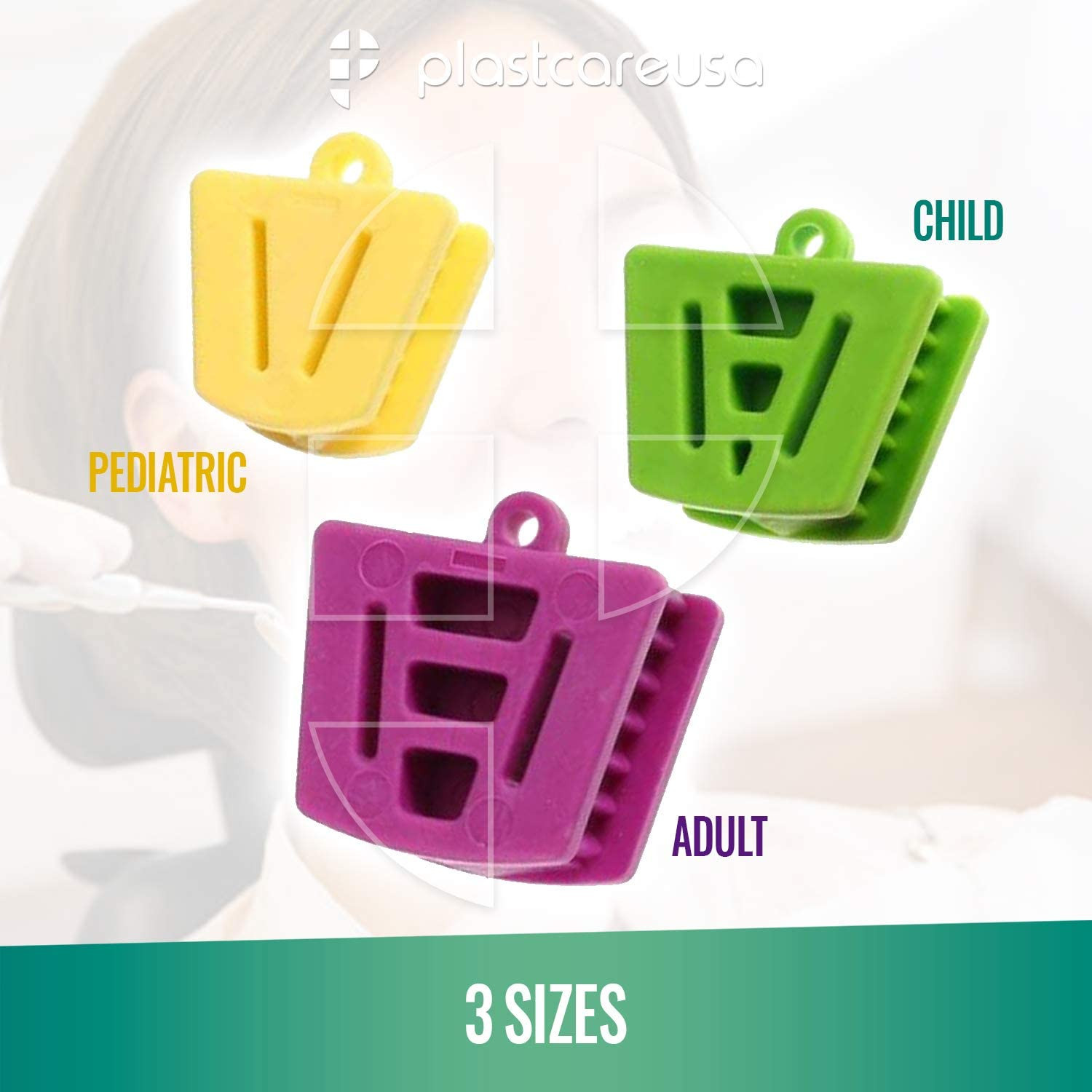 Dental Bite Blocks All Sizes – Autoclave Dental Silicone Mouth Props for Adults