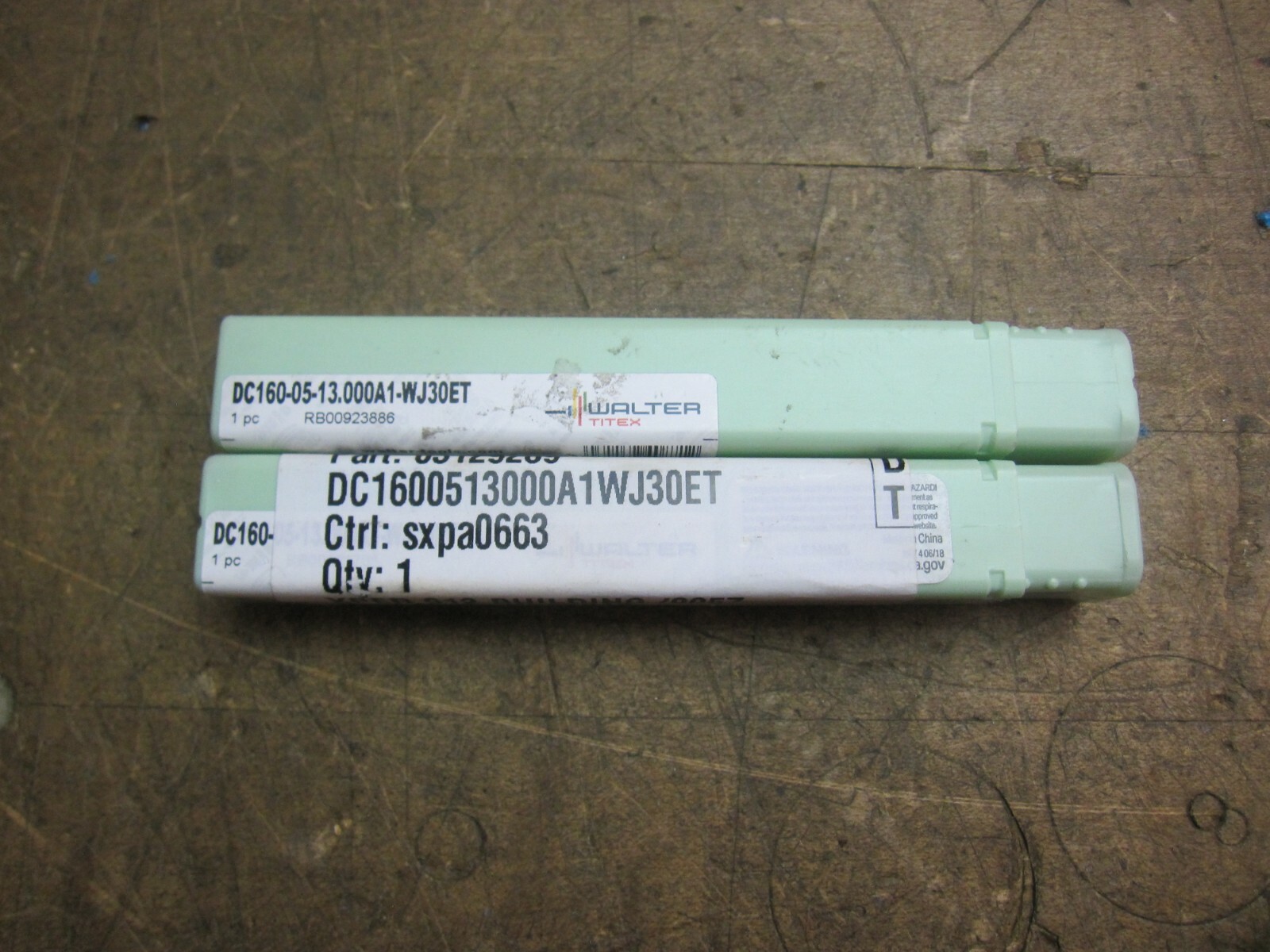 Walter Titex DC160-05-13.000A1-WJ30ET 13.000 mm thru coolant carbide drill TiAlN