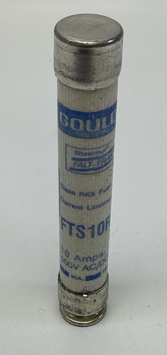 Gould Shawmut FTS10R Falt-Trap Class RK5 Fuses 10-Amp, 600VAC (Box of 10)