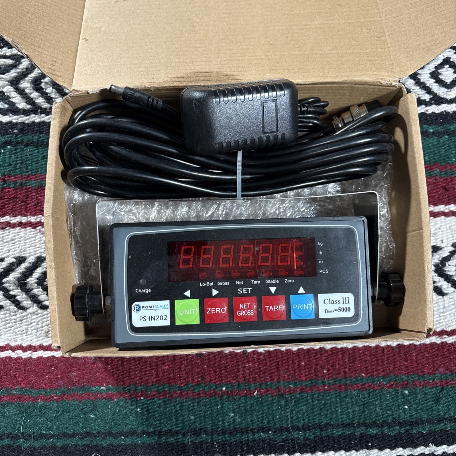 Prime Scales PS-IN202 LED or LCD Scale Indicator with Cable package