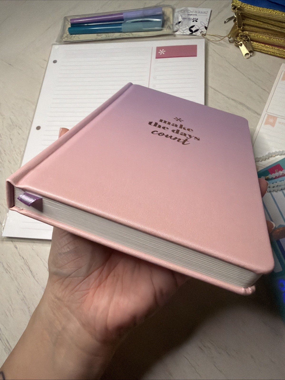 erin condren planner Pen Paper Journal Pouch Sticker Charm Set Lot Mystery
