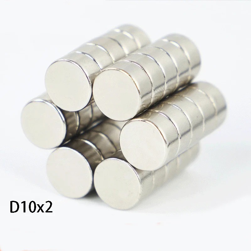 50PCS Strong Rare Earth Round Neodymium Magnet Disc Thin Tiny Small 10x2mm