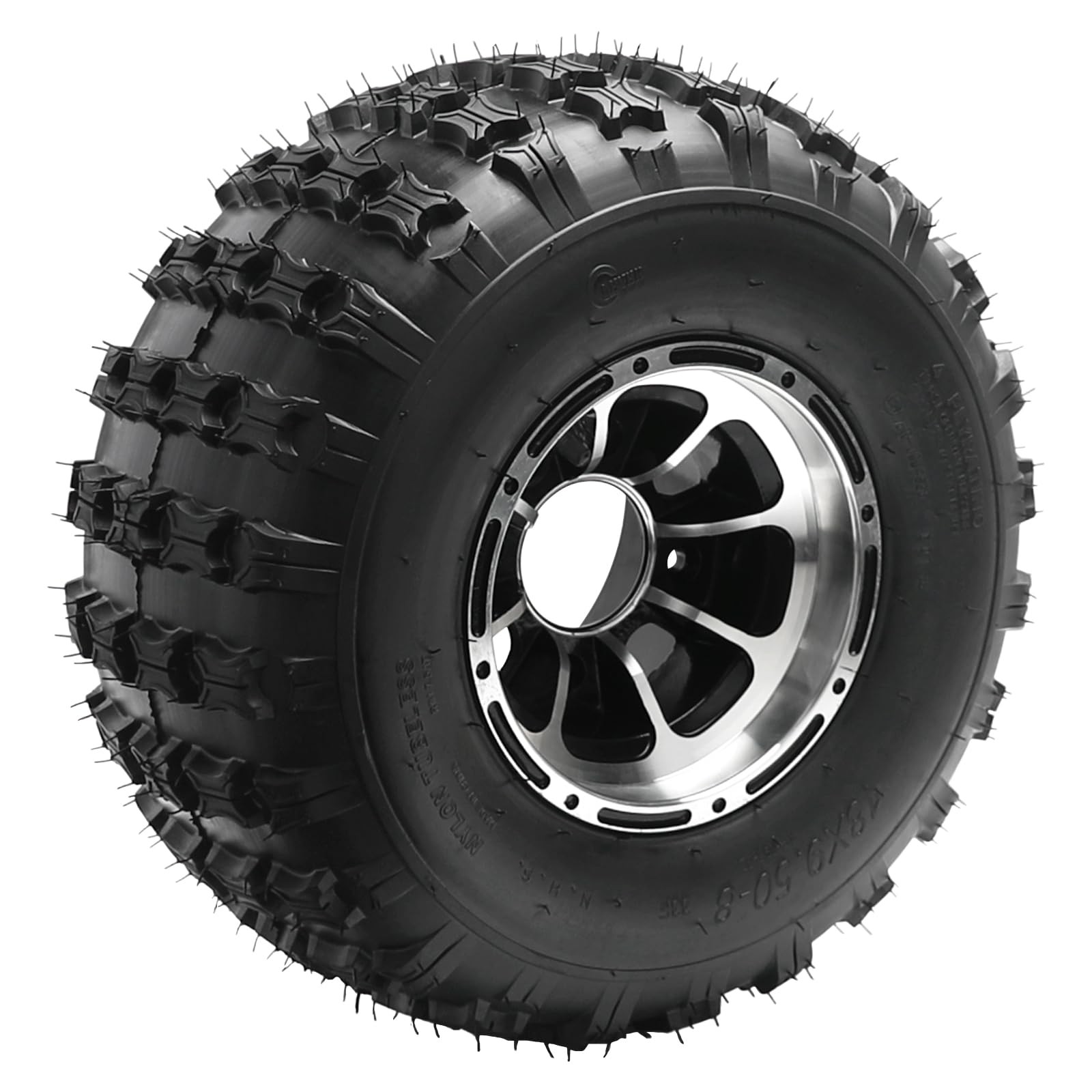 18×9.5-8 Tire Rim Set ATV UTV GoKart Quad MiniBike LawnMower 4 PLY 8″ 4x110mm(2)