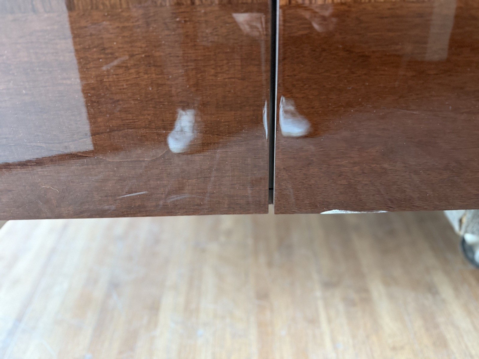 ALF Italia Pisa 72”Office Credenza in High Gloss DK Walnut
