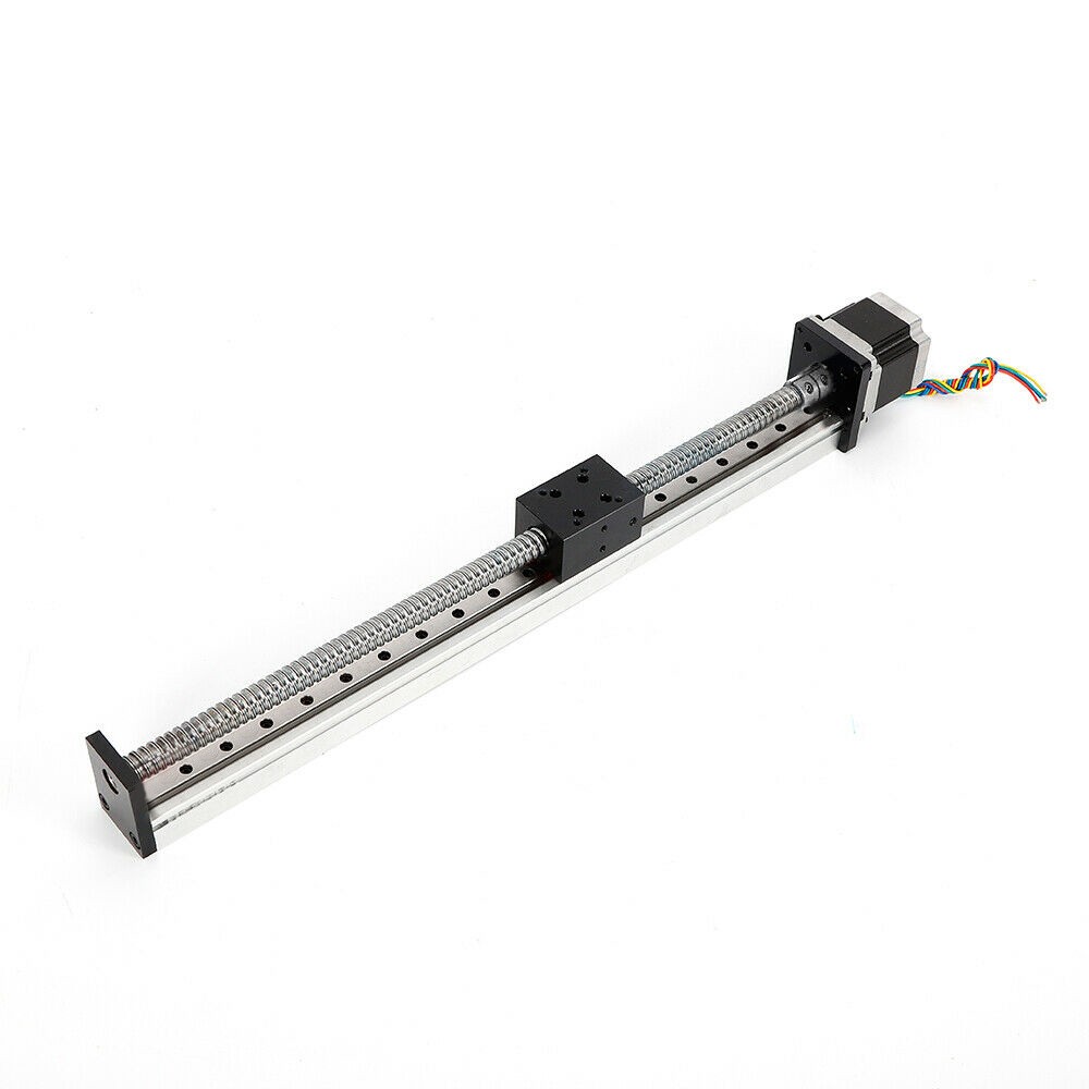 600mm CNC Linear Guide Rail Slide Stage Actuator Ball Screw Stroke Nema 23 Motor