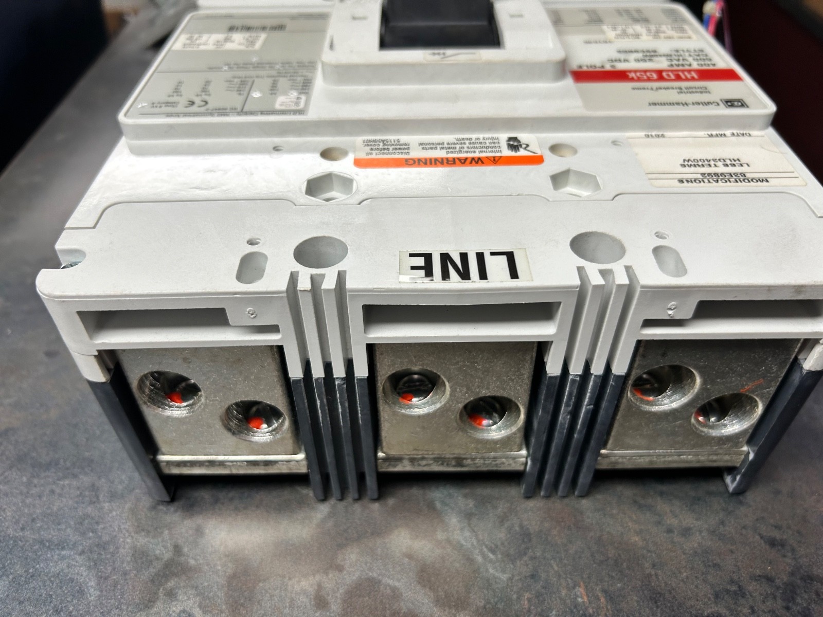 NEW CUTLER HAMMER 400A BREAKER HLD3400W TRIP LT3400T CUTLER-HAMMER SHUNT