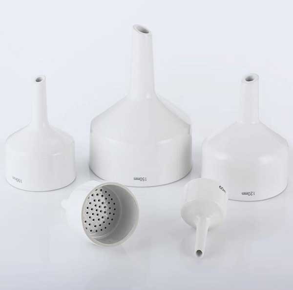 40mm – 200mm Ceramic Buchner Funnel Porcelain Chemistry Porous Filter Funnels