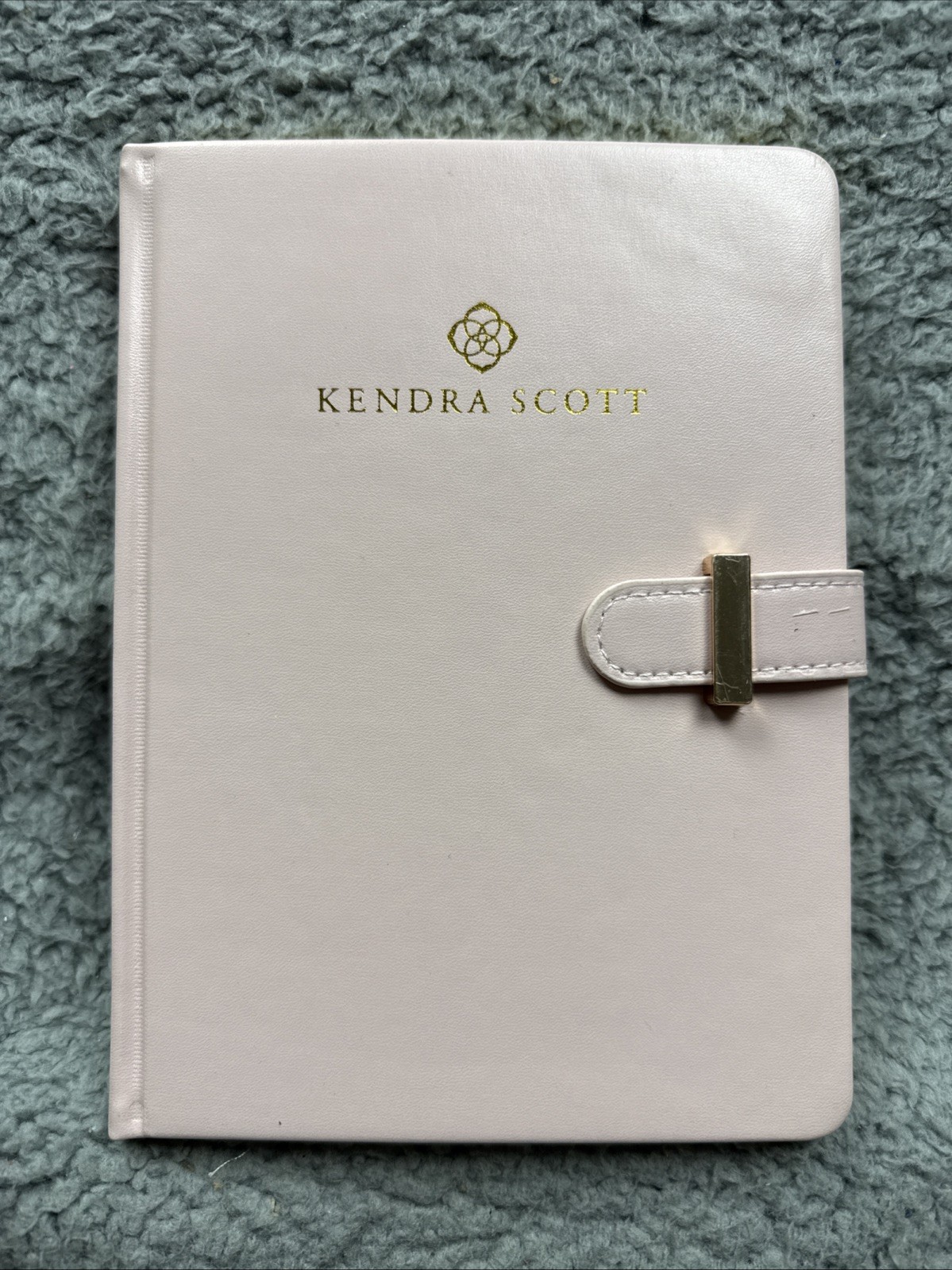 Kendra Scott Journal – Pink: Faux Leather Hard Cover, 6×8 Inches, 100 Lined Page