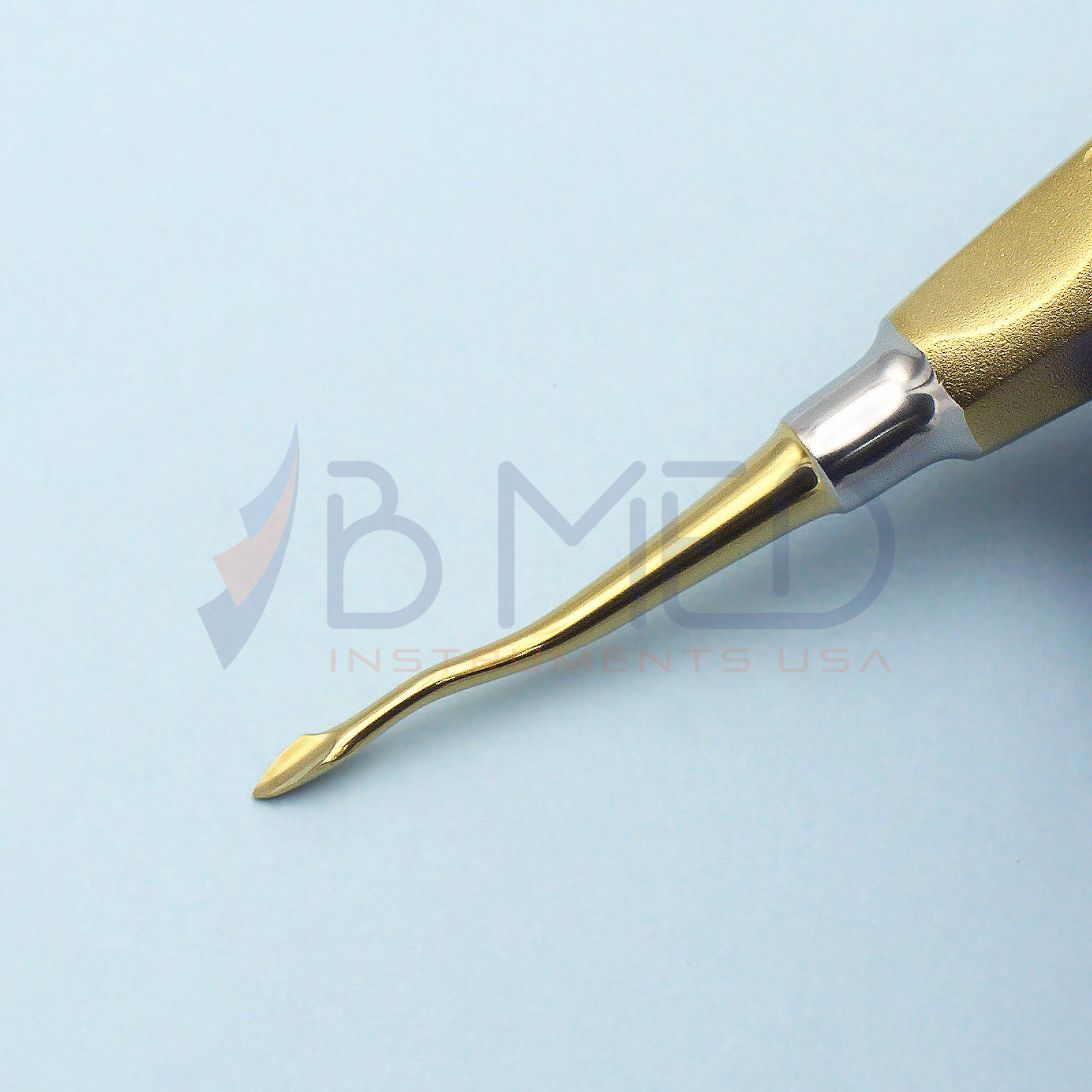 Dental Bernard Spade 60U Titanium Root Elevator Offset Bayonet Back Action Tip