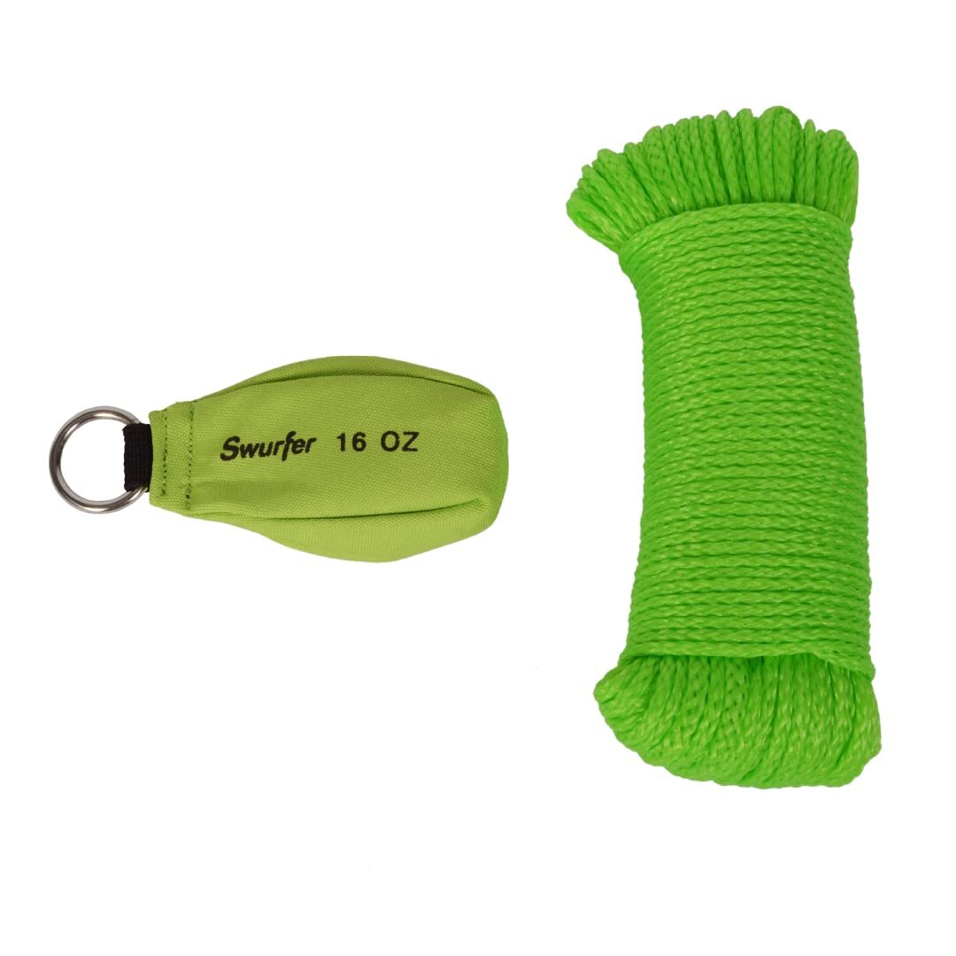 All New 16 Oz Throw Weight & 150 Line Kit Arborists Tree Climbing Heavy Duty