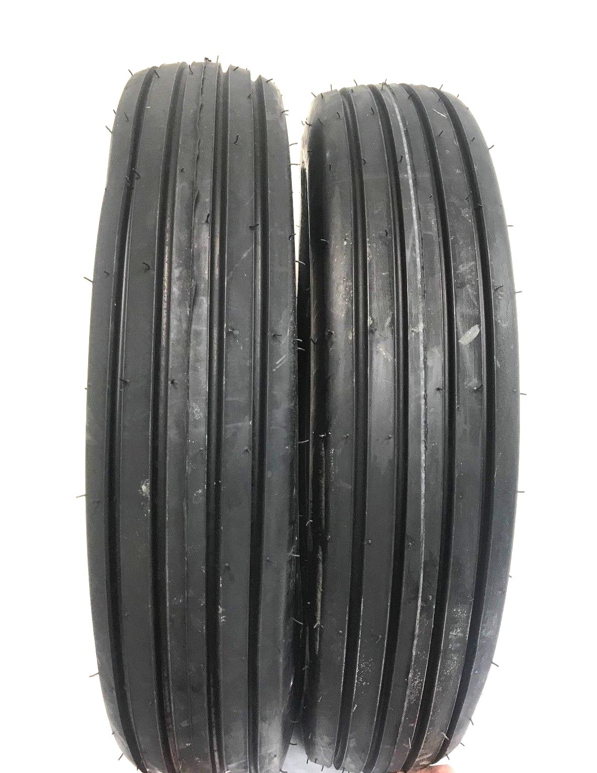 TWO 600×16,6.00-16 Rib Implement Farm Tractor Tires DISC, Do-All 6 ply 600-16