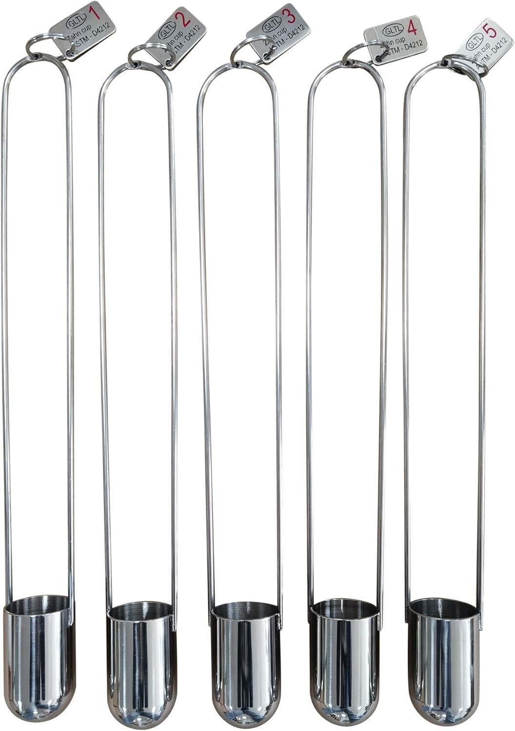 Zahn Immersion Viscosity Cup Viscometer 44ml Cup Volume (1#/2#/3#/4#/5#) for Tes