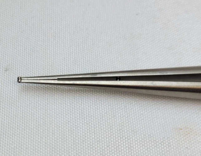 Scanlan 3003-944 Legacy Micro Forceps, 1.0 mm Straight tips, 8 1/4 inches