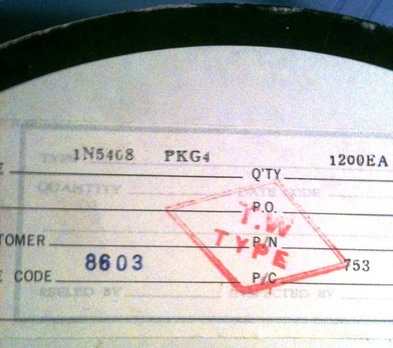 10x 1N5408 G.I DIODE GENERAL PURPOSE 1KV 3A DO201AD IN5408