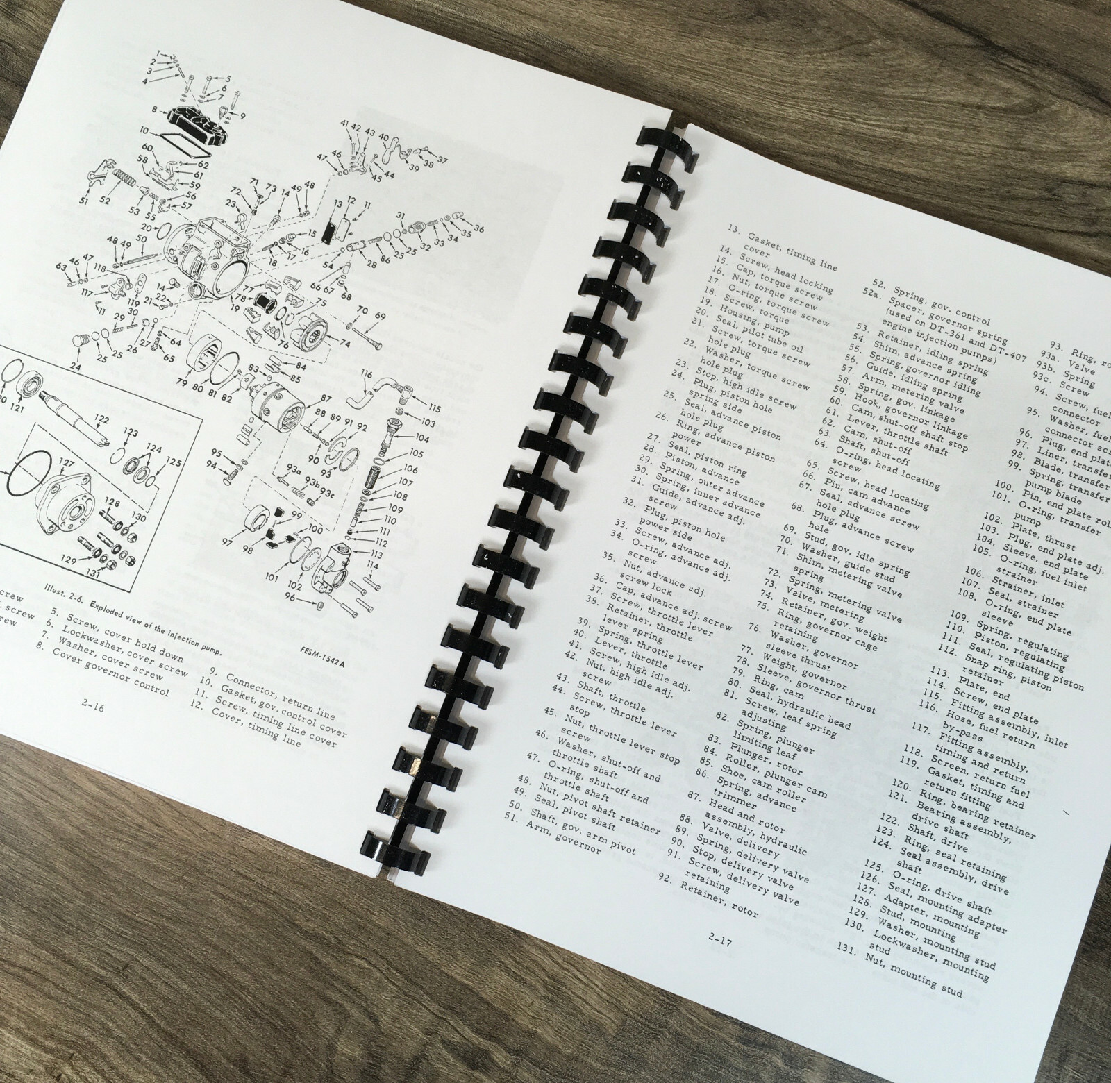 International Dt-407 Diesel Engine & Fuel System For 1026 Tractor Service Manual