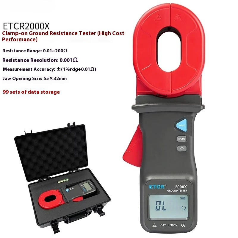 Ground Resistance Tester, Easy-to-operate Ground Resistance Tester