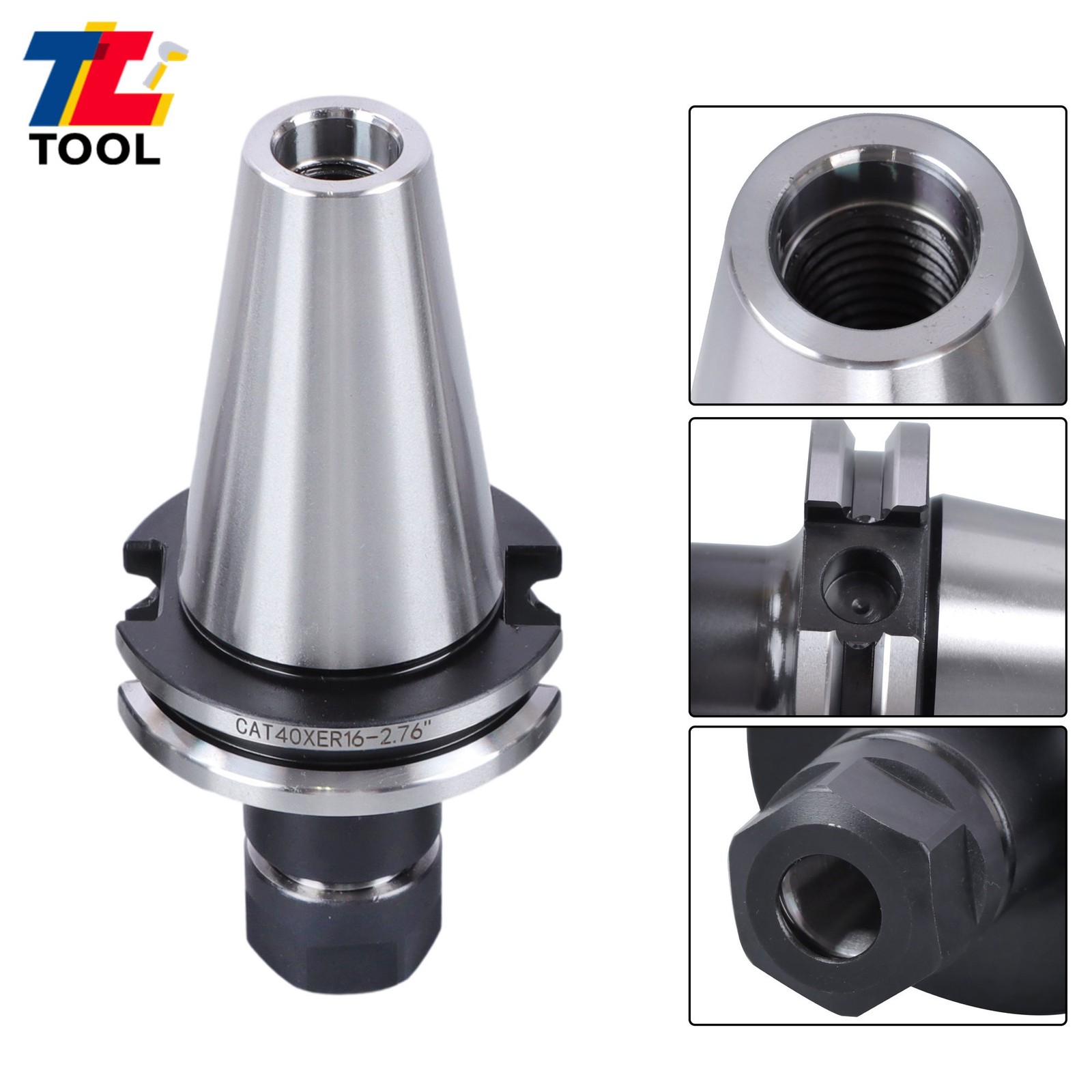 10PCS CAT40 ER16 2.76″ 70mm Collet Chuck Tool Holder Balanced G2.5 20000RPM