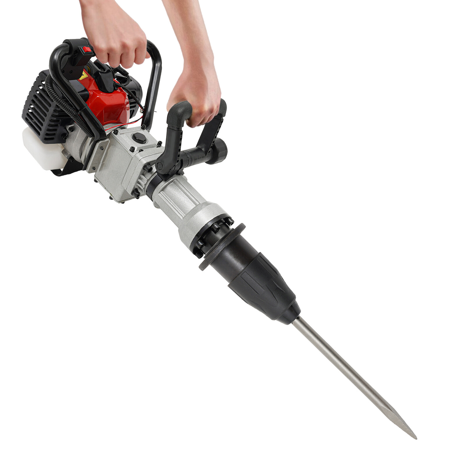 2Stroke 32.7cc Gas Power T Post Driver & Demolition Concrete Breaker Jack Hammer