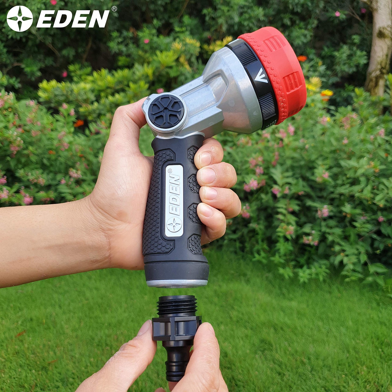 Eden 95210 Premium Garden Hose Fitting Quick Connect with 5 pc Set, 5 Set