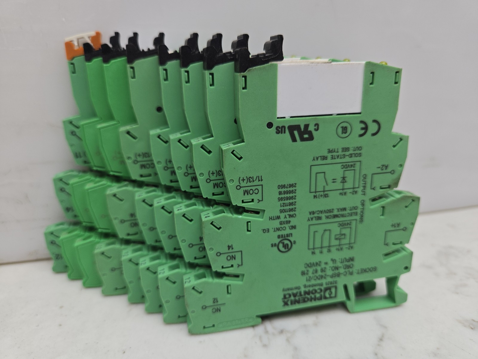 Mixed Lot of 25 Relay Socket Terminal Blocks Omron Phoenix Contact Wago Finder