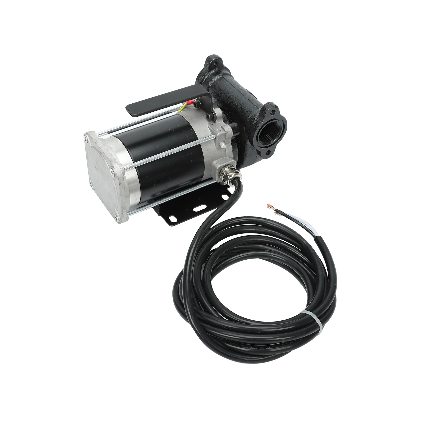 12V Gasoline Fuel Transfer Pump Kit, 15 GPM / 57 LPM Self-Priming Fuel Pump