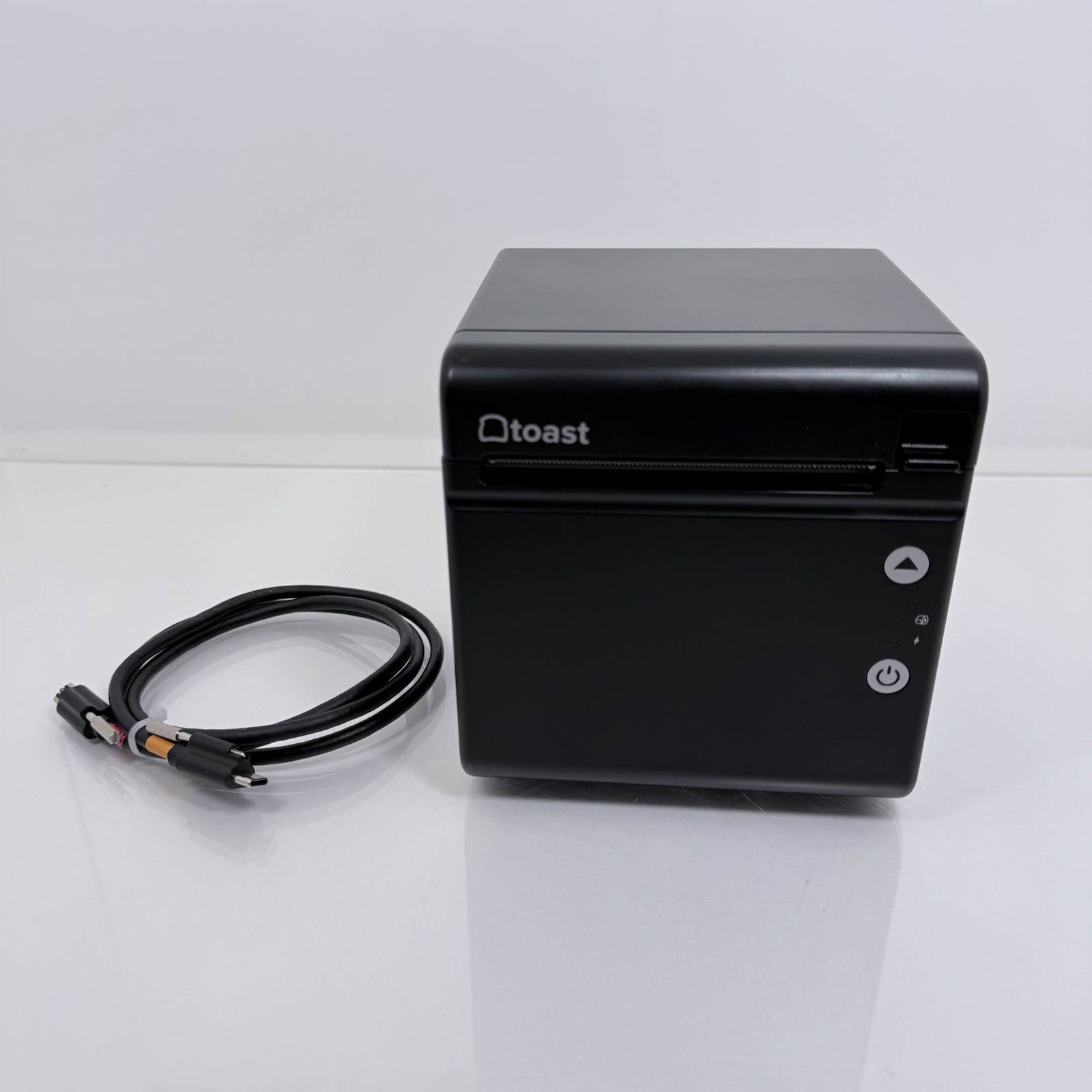 Toast TP200 Receipt Printer POS w/ USB-C Cable Black – Tested Working