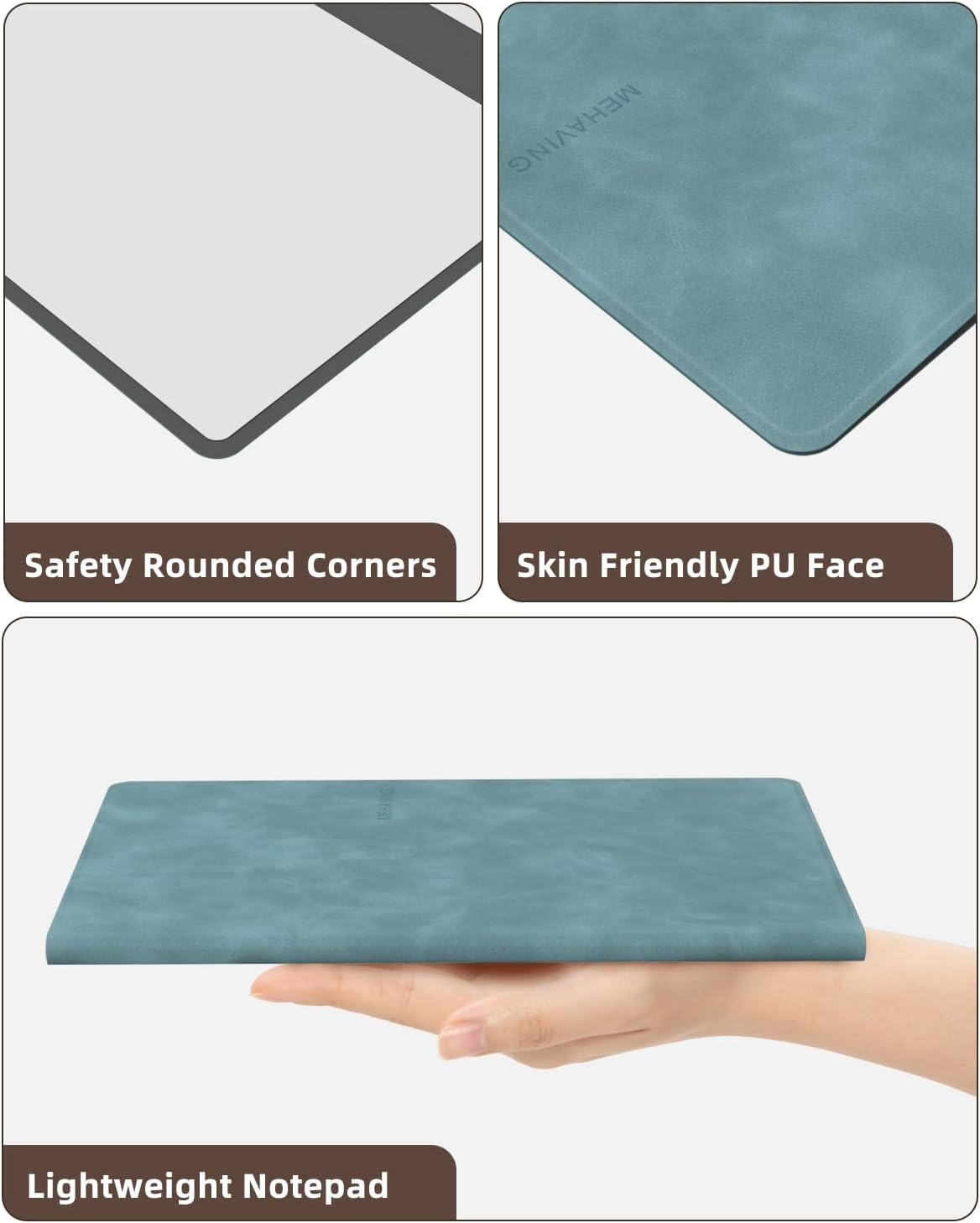 Portable Small White Board Dry Erase Board, Reusable 9.5 * 6.6In Notebook Memo,