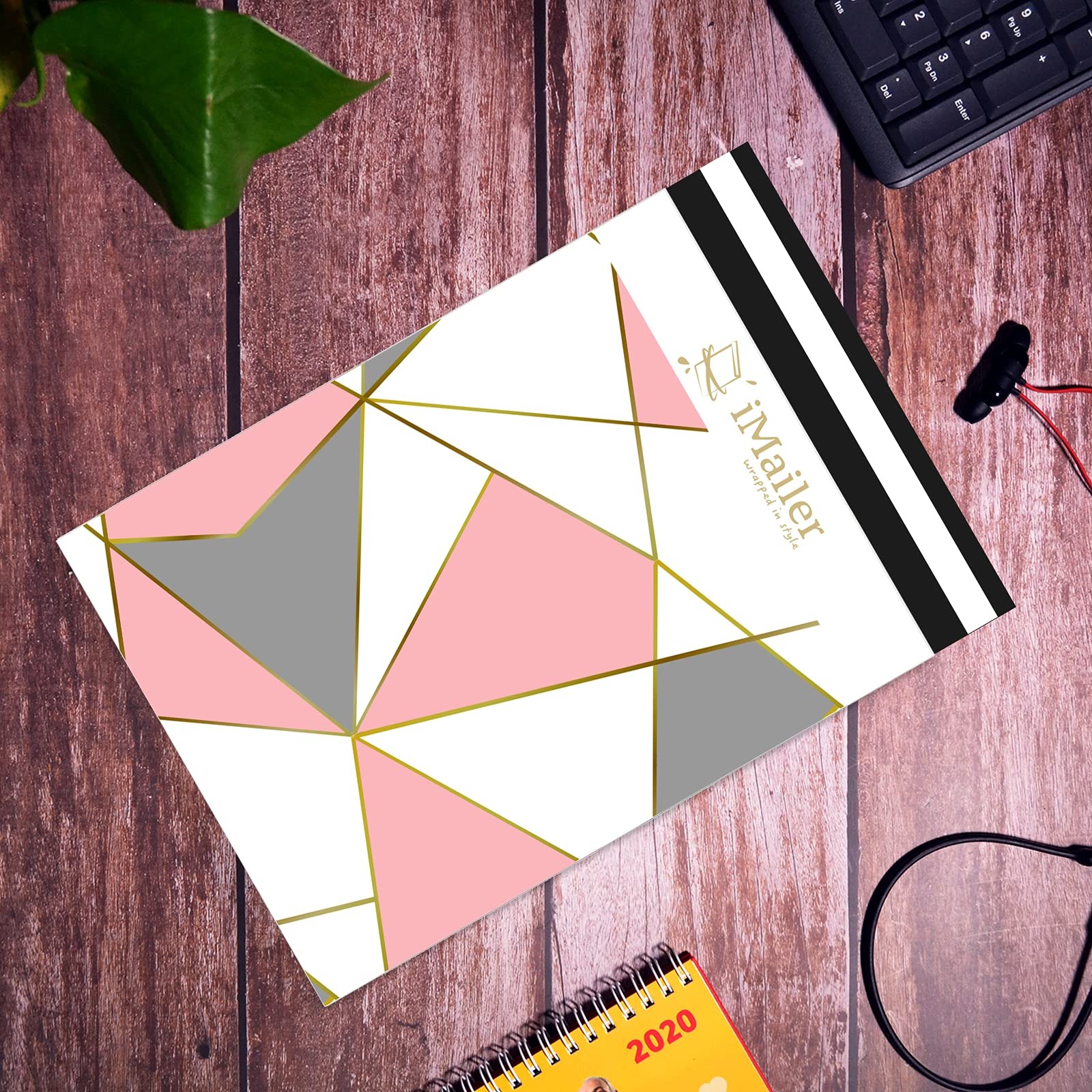 Poly Mailer Shipping Bag Envelope Triangle Print Self Seal 12×15.5 In 100 PCS