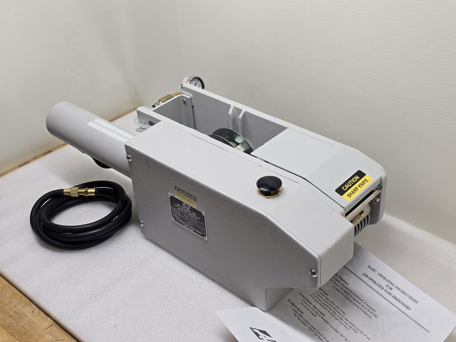 Air Fixtures Inc. Air Operated Tape Dispenser WorkMaster 802, ASAT 80 SPL