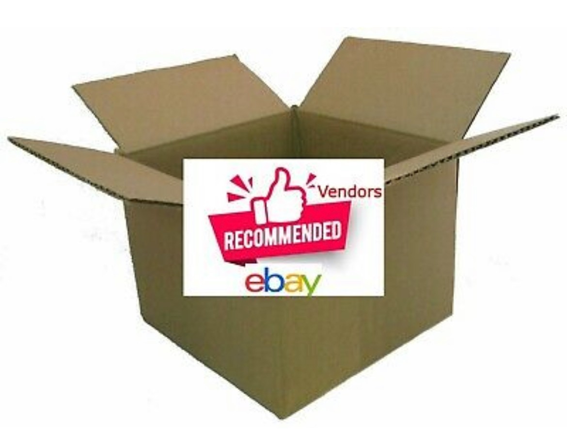 Boxes Corrugated White Cardboard Mailers Tuck Top One-Piece Die-Cut Vary 50 Pk