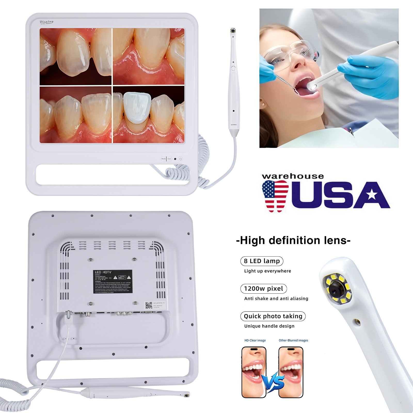 New Dental WIFI Intraoral Camera Oral Endoscope Digital Imaging Intra Oral image