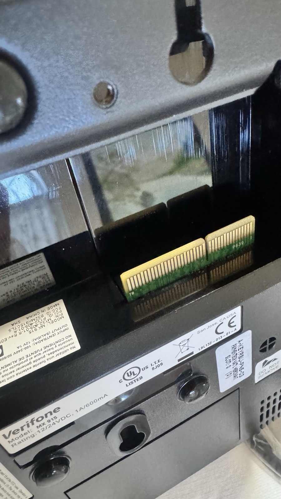 VERIFONE MX915 M132-409-01-R POS Terminal Keypad/ Card Reader