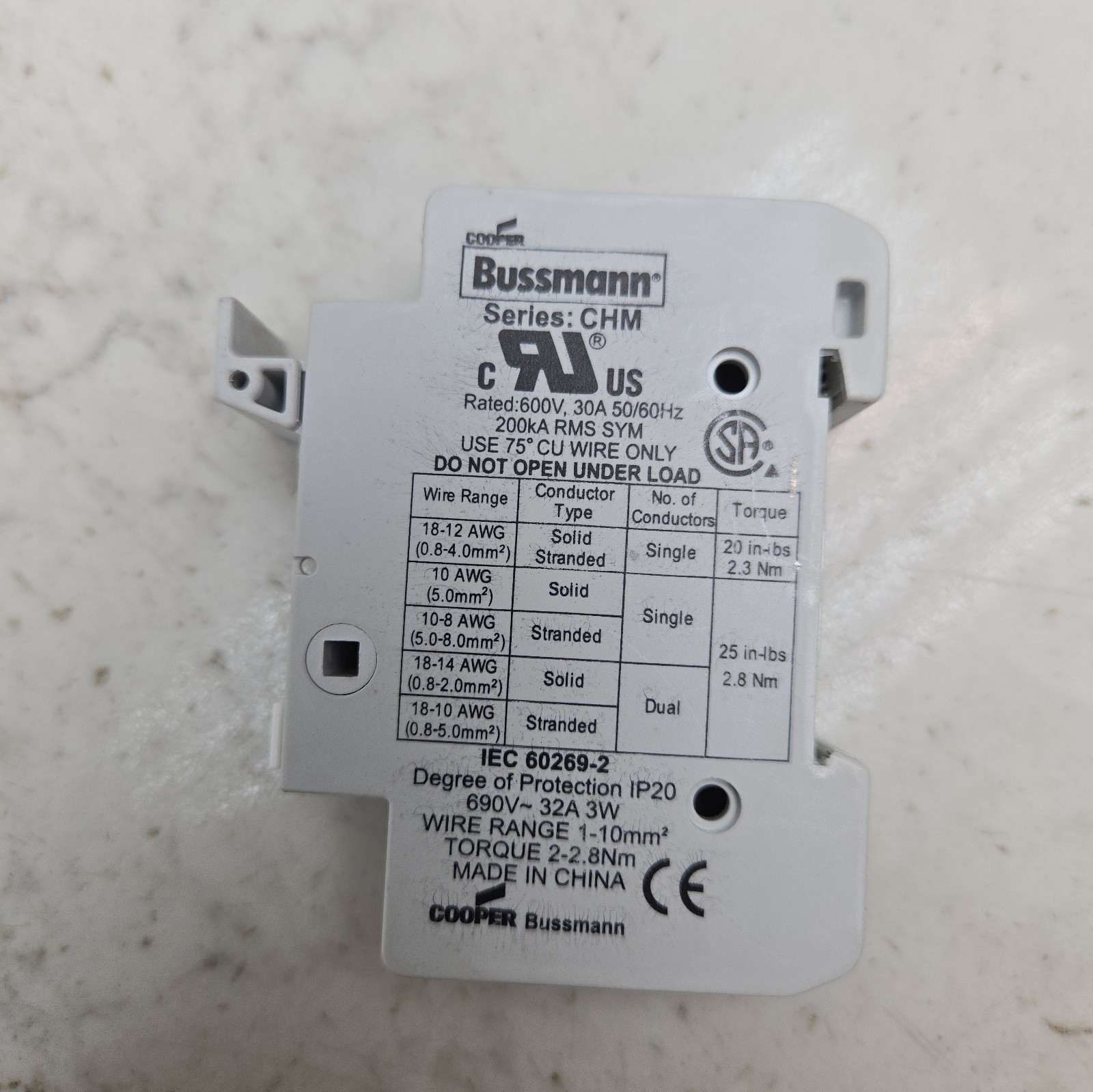 Mixed Lot of 14 Fuse Holders Allen Bradley Ferraz Shawmut Bussmann 1P 2P 3P Pole