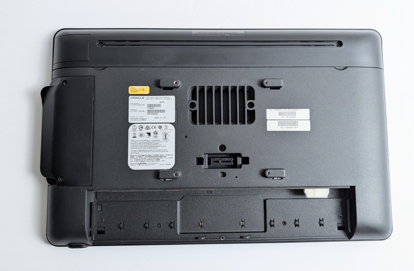 Oracle Micros Workstation 6 610 Win8.1 POS Touchscreen System w Stand Free Ship