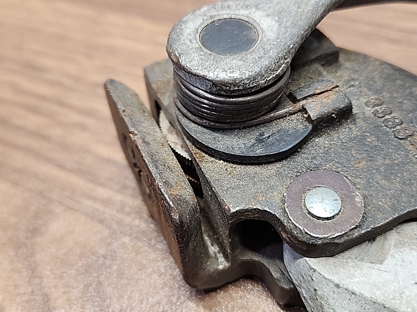 Vtg Acme Ratcheting Banding Strapping Tool USA C3388F Acme Steel Co Pistol Grip
