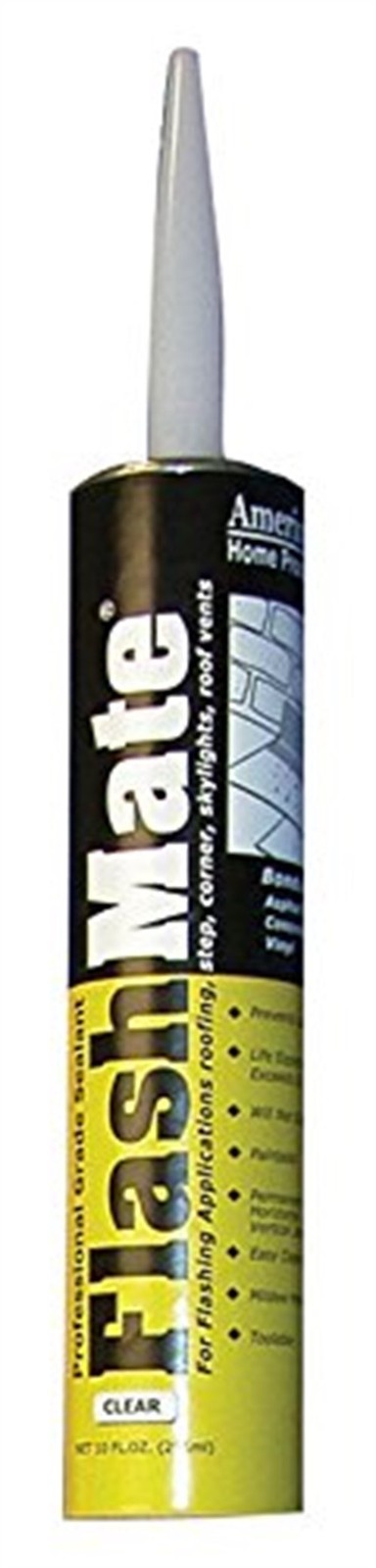 Amerimax Metal/Plastic/Rubber Clear Cylinder Shape Threshold Sealer 12 H x 2 L x