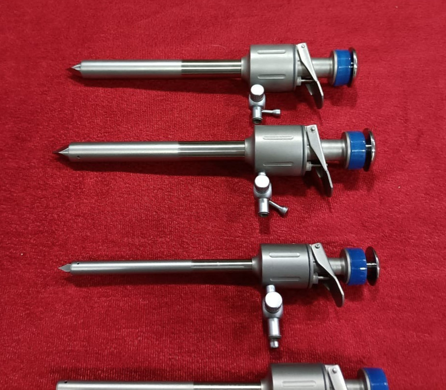 Laparoscopic Trocar Cannula 5mm/10mm SS Reusable Instruments – 4 nos.