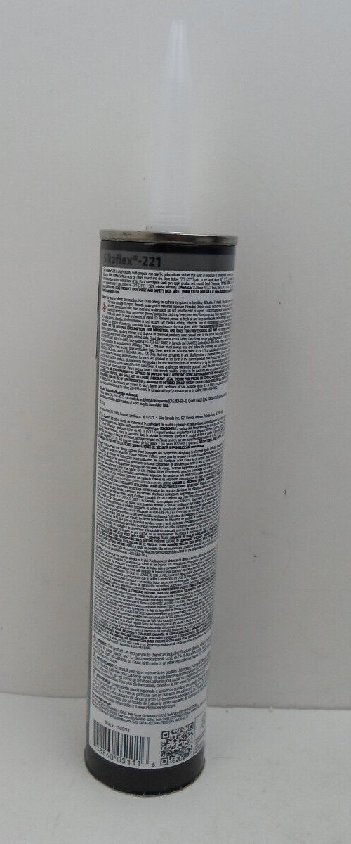 Sika Sikaflex 221 Multi-Purpose Polyurethane Sealant/Adhesive 300ml – Black