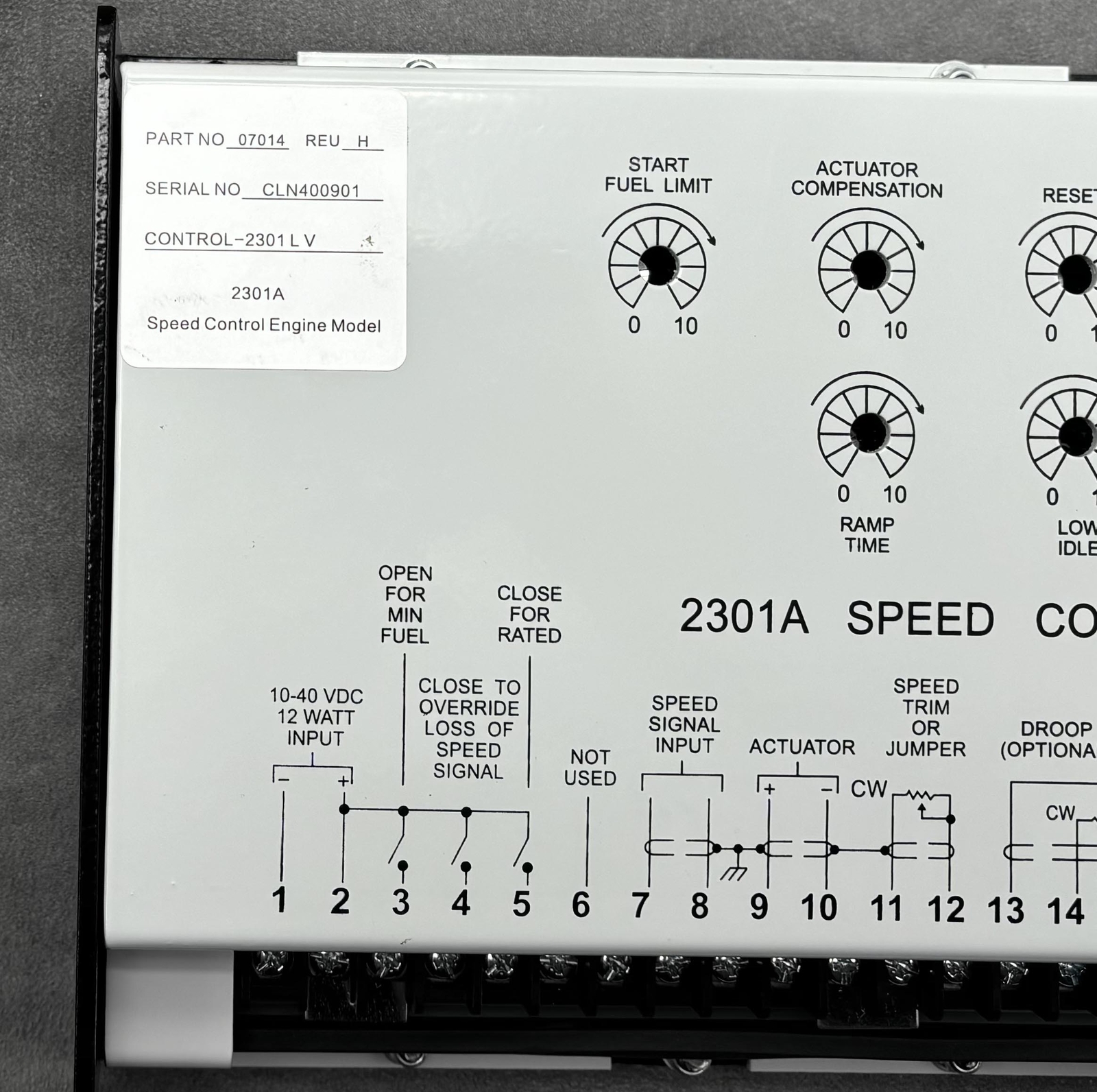 Brand New Equal 9907-014 Speed Controller 2301A Replacement WOODWARD 9907014