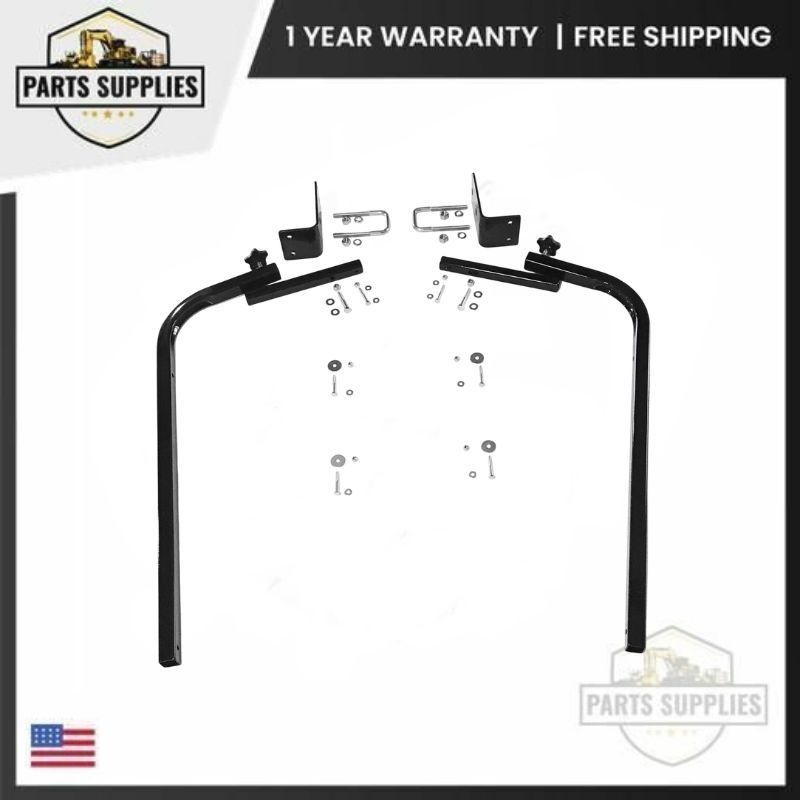 37″x45″ Medium Red SunGuard Canopy with Off/On Strut for Massey Ferguson Tractor