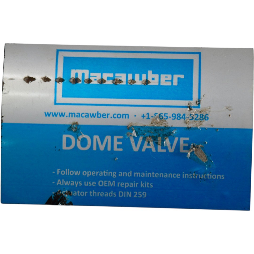 Macawber ACT-500-R Pneumatic Actuator Dome Valve 116 PSI 8 BAR Spring Return