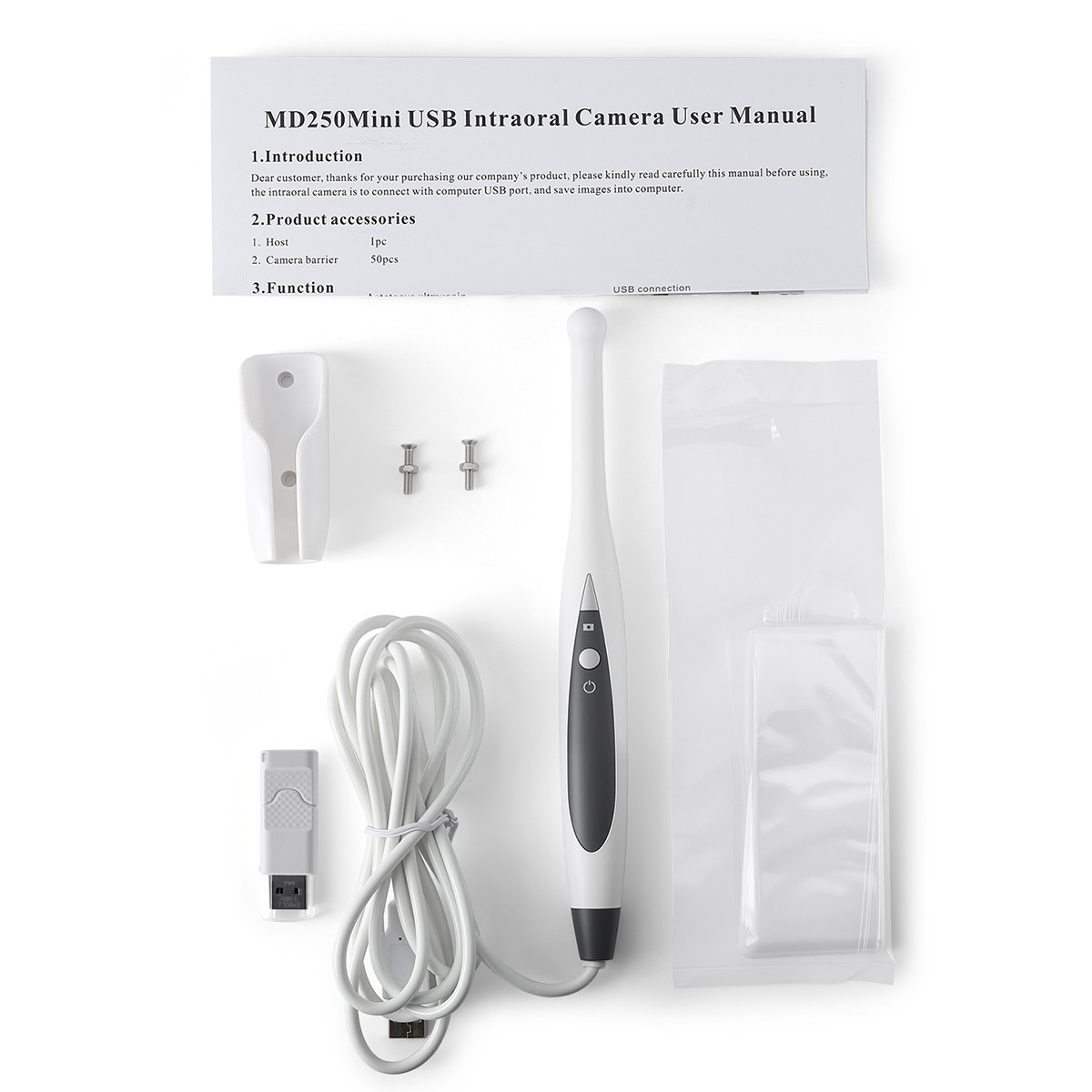 AZDENT Dental HD Intraoral Camera USB Digital Imaging Work on Dexis/Eaglesoft